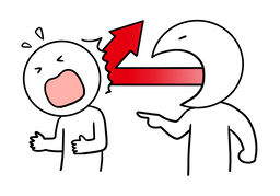 mouth offのイラスト